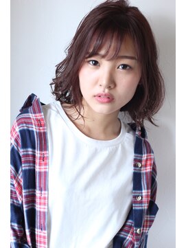 カシェット(cachette) 【cachette　カシェット】ピンクバイオレットシースルーバンク