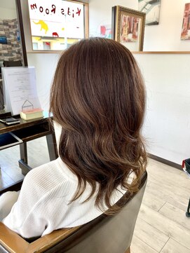 オレンジ(orange) 【orange大分賀来】グレージュカラーヨシンモリ巻き