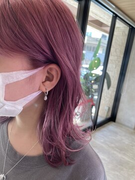 リエンス(RIENS) 【RIENS】ブリーチ有ピンク×山本優舞