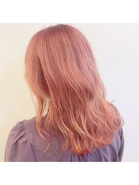 アンスールミミ 南草津店(Ansur mimi) 可愛すぎるピンクオレンジ