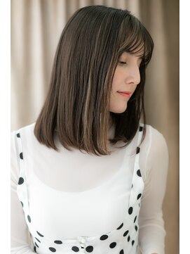 カバーヘア イヴ 戸頭店(COVER HAIR EVE) グレーベージュ大人ハイライト小顔ワンカールZ戸頭10代20代30代