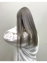 アウルム ヘアアンドスパ(aurum hair&spa) 【ロング】アイスグレージュ
