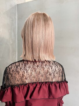 テトヘアー(teto hair) ベージュ　ダブルカラー