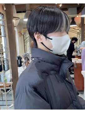 ユニカ バイ ベル 吉祥寺(unica by Belle) 【お客様ヘア】メンズ大人気!シースルーマッシュ&前髪カラー