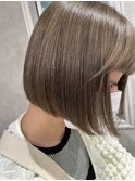 【Manae】アッシュベージュボブ
