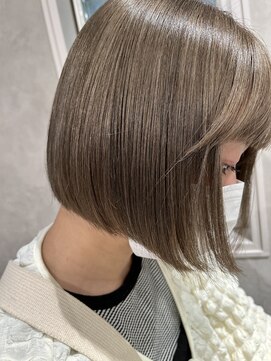 ハイプ(HYPE) 【Manae】アッシュベージュボブ