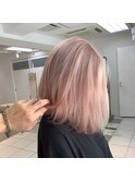 斜めバング/グレージュカラー/デザインカラー/渋谷/渋谷駅
