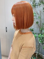 サンド 池袋(sand)&nbsp;オレンジカラー/推しカラー/ダブルカラー/池袋駅/ボブ