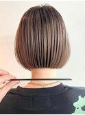 ミルクティーベージュダブルカラーハイライトバレイヤージュ