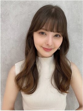 プアメリア 名古屋(Puamelia) トリートメント ブリーチなしダブルカラー 前髪縮毛矯正