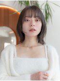 20代30代くびレイヤーイメチェンフルバング似合わせカット