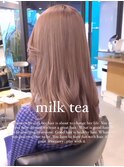 ミルクティー＊ケアブリーチカラー