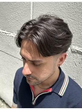 クフィア メンズヘアー カンポ 天王寺店(CUFFIA MEN'SHAIR CAMPO) センターパート／ベリーショート／ニュアンスパーマ