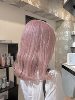 ペレ 栄店(PELE)&nbsp;デザインカラー/レイヤーカット/ウェットヘア/オリーブベージュ