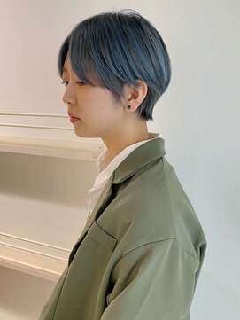 ホリデイズ ケアアンドスパ 練馬 豊島園(HOLIDAYS) 【HOLIDAYS】くびれショート×くすみブルー