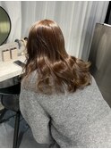 ブリーチなしWカラー 透明感ベージュ