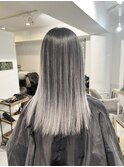 バレイヤージュ☆ホワイトシルバー