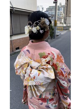 トータルビューティーバルフィット(BALFIT) 成人式振袖着付け　メイク　振袖ヘアアレンジ