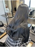 ブリーチなしブルーブラックカラー