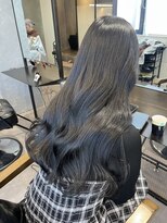 エイト 池袋店(EIGHT ikebukuro)&nbsp;ブリーチなしブルーブラックカラー