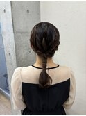 箔付きタイトヘアアレンジ/大宮東口タイトヘアアレンジ