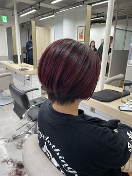 ルアナ ヘア アンド トリートメント(Luana) 赤髪ショートボブ☆NOA