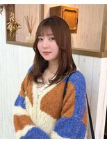 ウキ(uki)&nbsp;ブラウン　顔まわり　韓国