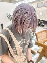 ノエ(noe)&nbsp;くびれヘア/アプリコットオレンジ/ハイライトカラー/栄c163