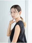 HCミディアムレイヤー×ヘアアレンジ