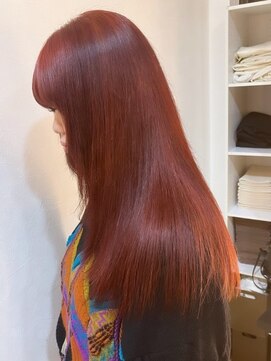 インク サカエ(inq sakae) ブリーチ艶カラーカシスピンク