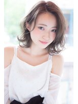 アルケー ヘアアンドヘッドスパ 錦糸町南口店(arche Hair&head spa) アンブレラカラー/こなれミディ/ウェーブパーマ/前髪/錦糸町