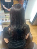 大人上品なレイヤーウェーブロング/艶感/髪質改善