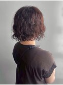 ボブパーマスタイル/20代/30代