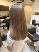 オーバルヘアー(OVAL hair)&nbsp;透明感ミルクティーベージュ/ストレート/髪質改善