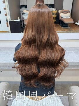 韓国風パーマ/コテ巻き風パーマ/デジタルパーマ/レイヤーカット