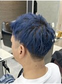 【江添茉友】ネイビーブルー/メンズカット