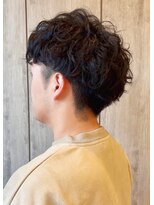 ヘアーリゾートノーブル(Hair Resort Noble) 【ルーズパーマ】メンズショートニュアンスパーマ刈り上げ
