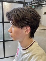 ガイ ラタン ウエスト(GUY lattan west)&nbsp;MEN'S/松戸駅/リバースセンターパート/フェザーパーマ