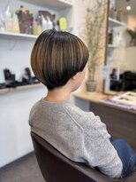 アンサ 長岡天神店(ANSA) ハイライト×丸みマッシュで、洗練された大人の余裕を。