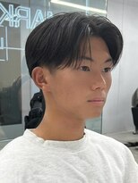 エルマーク メンズパーマ 心斎橋(L-MARK)&nbsp;センターパート/ニュアンスパーマ/フェザーパーマ/men's