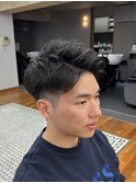 MEN’S/サーフカール/刈り上げセンターパート/表参道駅/青山 