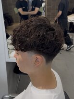 グルーマーズクレッジ 渋谷店(GROOMER/S CREDGE)&nbsp;men's/メンズ/メンズカット/刈り上げセンターパート/渋谷
