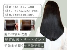 アリエス Aries 上赤江店の雰囲気（話題の髪質改善トリートメント「酸熱トリートメント」でつや髪に）