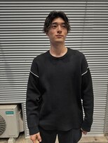 ハイセンス(HISENSE)&nbsp;メンズカットセンターパートツイストスパイラルメンズパーマGIA