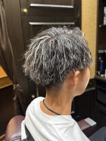ヒロギンザ 大宮駅前店(HIRO GINZA)&nbsp;ホワイトメッシュ×ツイスパ/大宮/メンズカット/メンズパーマ