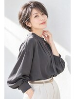 アッシュ 学芸大学店(Ash)&nbsp;ショートボブ/大人女性/グレージュブラウン/髪質改善/白髪ぼかし