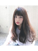 ニコアヘアデザイン(Nicoa hair design) 重めバングが◎モテロング