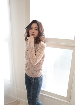 フェリシータ 緑地公園店(felicita) パーソナルカラー♪センターパートエアリーミディ