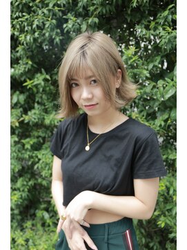 サイン ヘア イノベーション(sign HAIR INNOVATION) 大人可愛い、色気、小顔カットひし形シルエット【錦糸町】