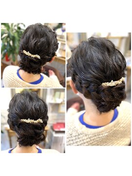 ヘアーサロン ポラリス(POLARIS) ゆるふわシニヨン